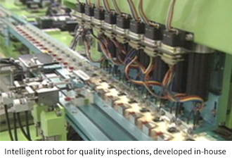Intelligent robot for quality inspections, developed in-house